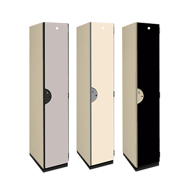 Single Tier Wood Storage Locker (Solid Color Finish)