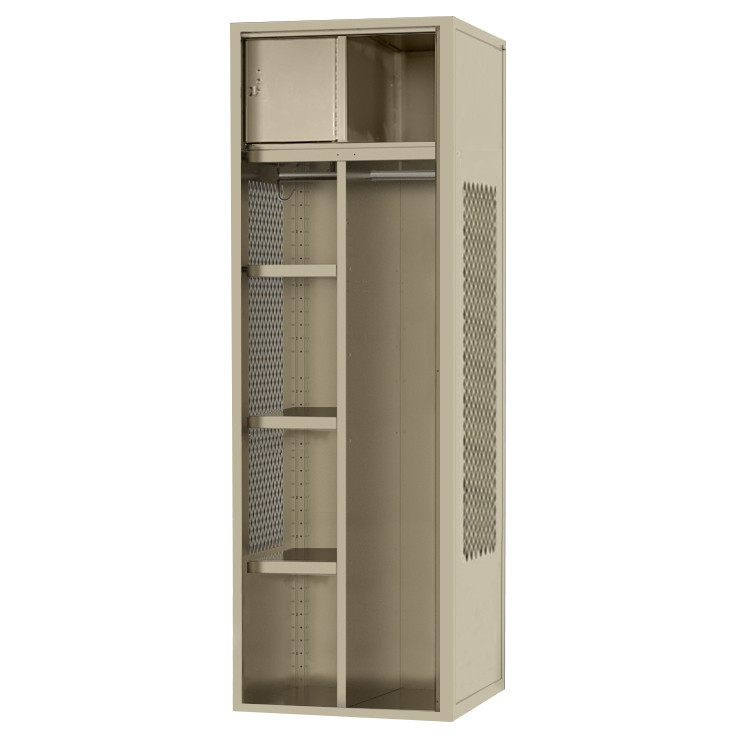 Turnout Locker with Center Partition and Security Box