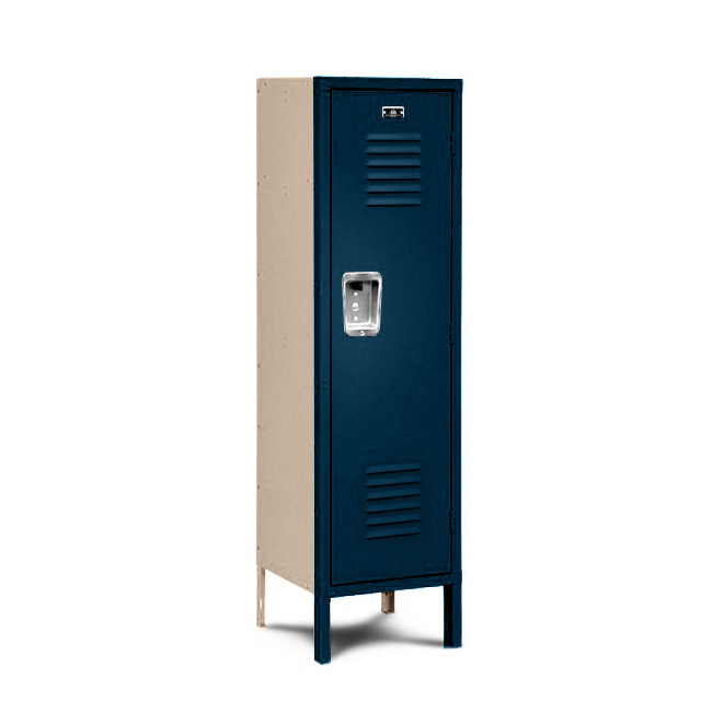 Single Tier 36-1/2" High Metal Locker