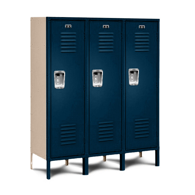 Single Tier Metal Locker 36-1/2" High