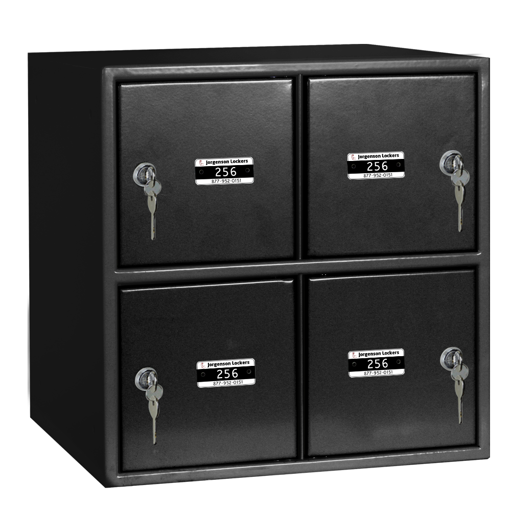 pistol locker in black