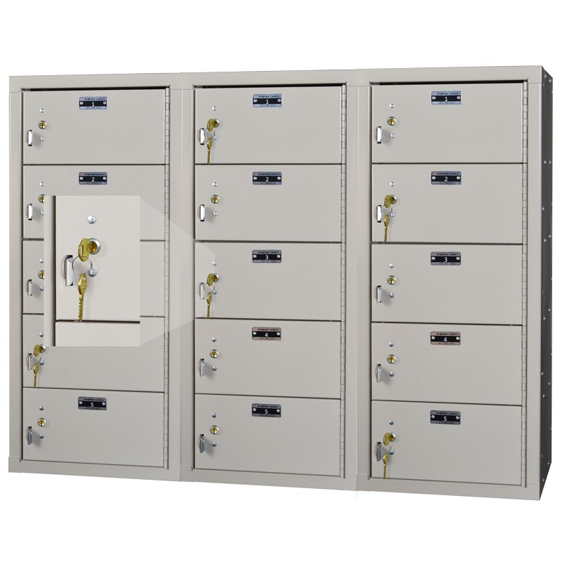 Pistol lockers with 15 built in locks
