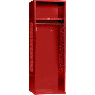 Red Stadium Locker with Shelf