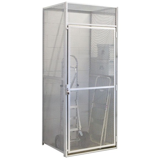 Single Door Wire Mesh Storage Locker Add-on Units