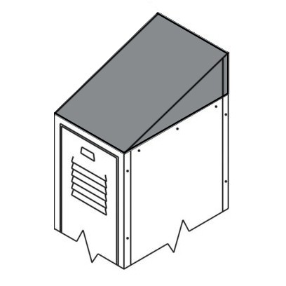 Metal Locker Sloped Top Kit
