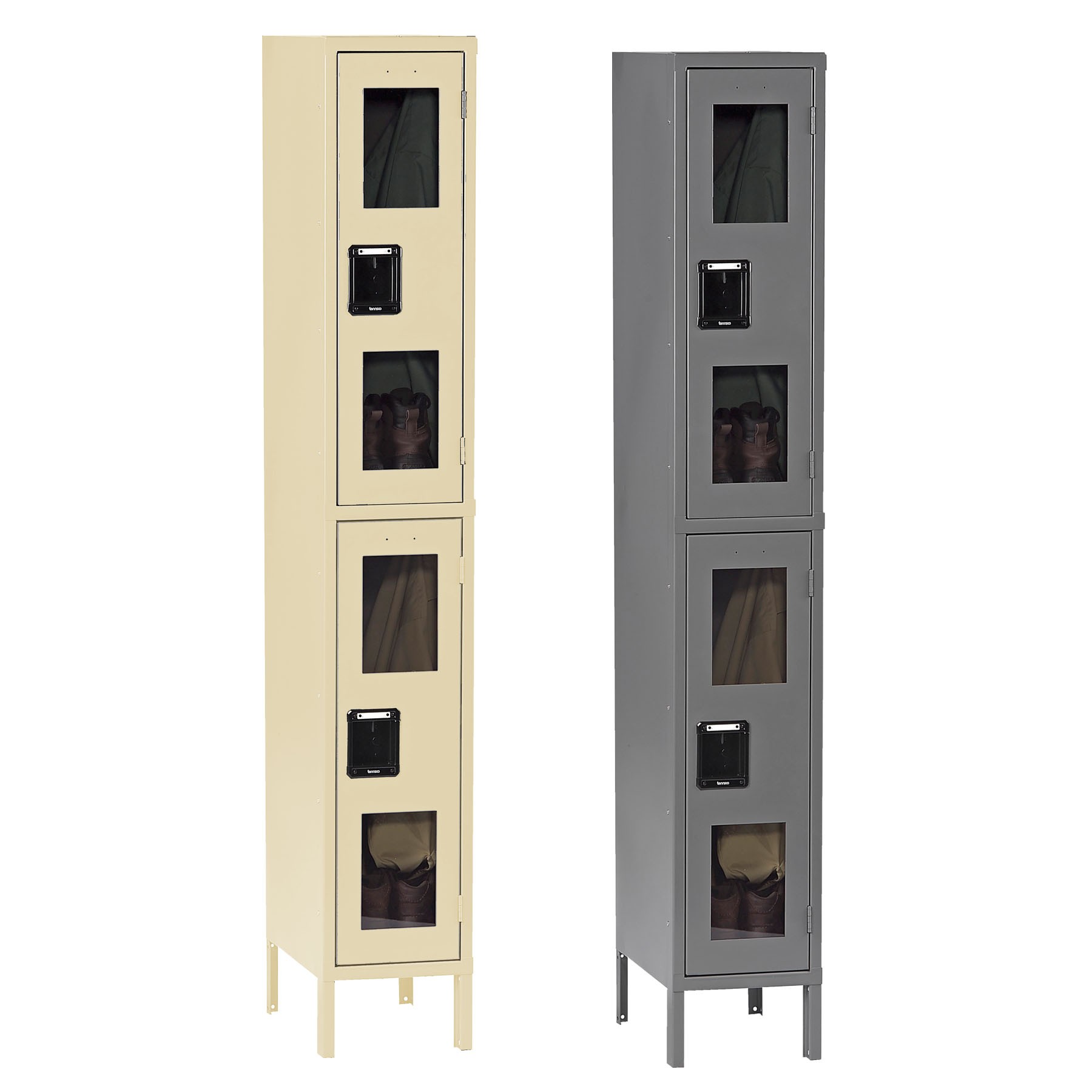 Tennsco double tier c-thru locker