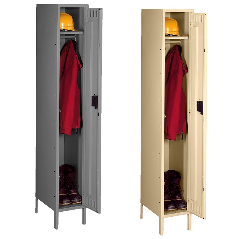 Tennsco single tier metal locker