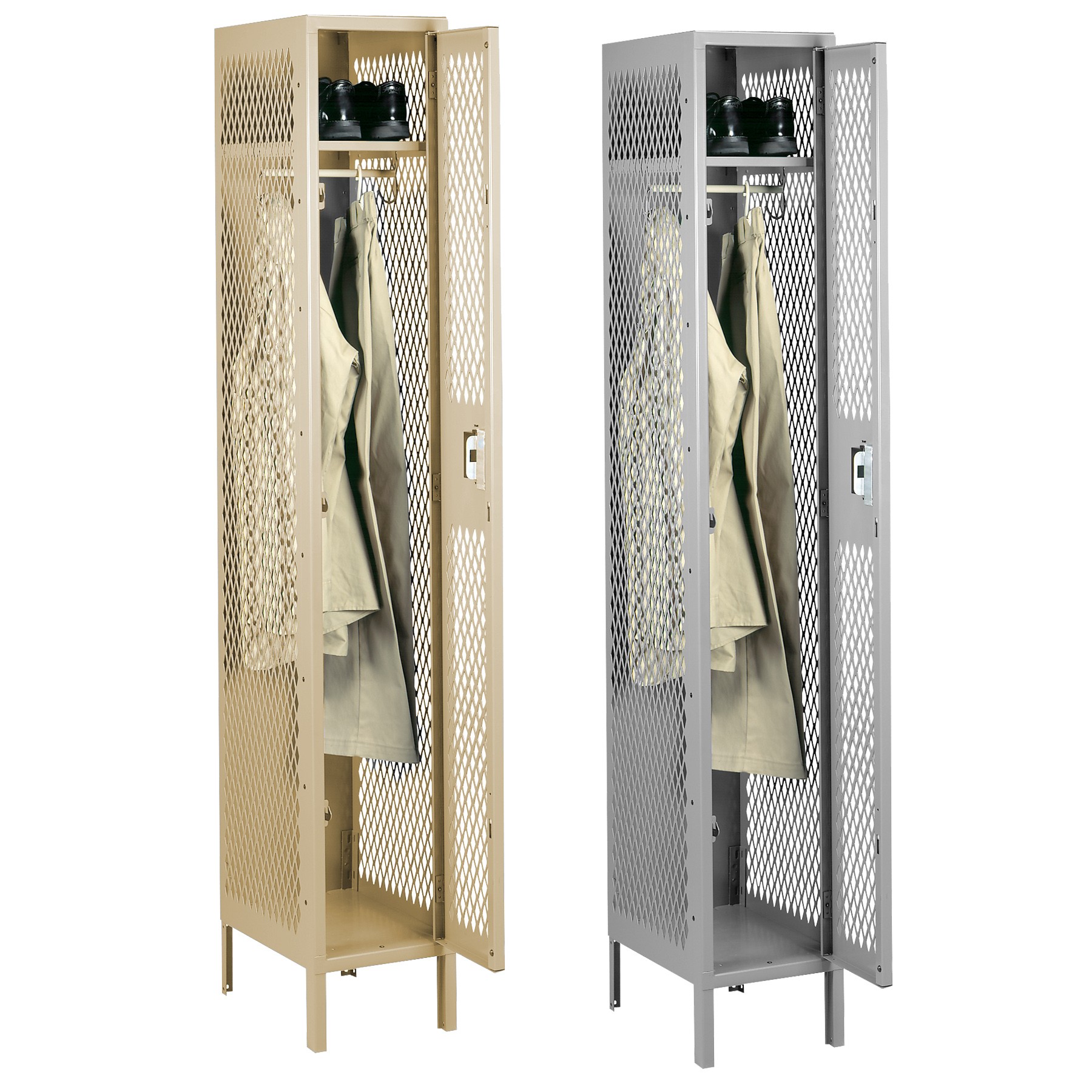 Tennsco Single Tier Ventilated steel lockers