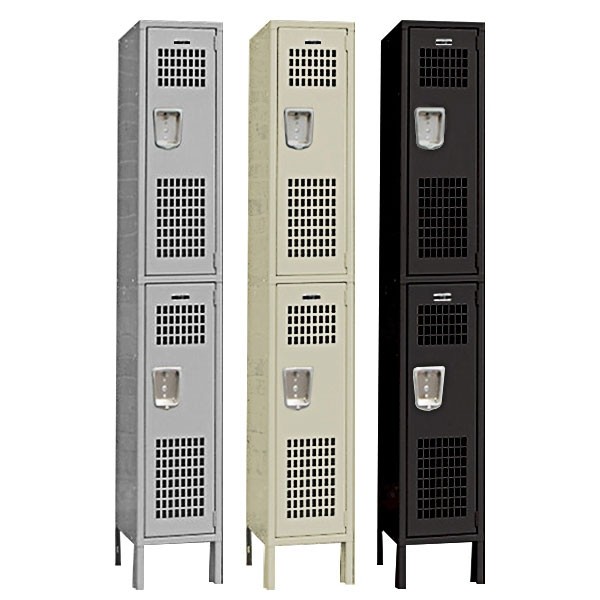 Double Tier Ventilated Metal Locker Main