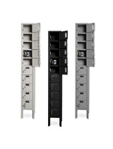 10 Cell Phone Lockers Unit with Key Locks 