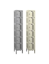 Six Tier Athletic Gym Box Locker Main