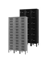 Six Tier Ventilated Lockers Main