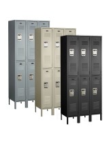 Double Tier Metal Lockers