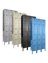 Six Tier Metal Box Lockers
