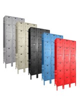 Six Tier Steel Box Lockers