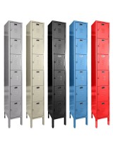 Six Tier Steel Box Locker
