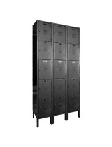 Black Five Tier Box Lockers