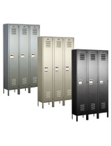 Large Single Tier Metal Lockers Main