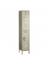 Beige Super Large Double Tier Steel Locker