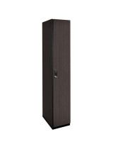 Single Tier Wood Locker (Black)