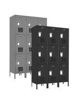 Triple Tier Ventilated Lockers Main