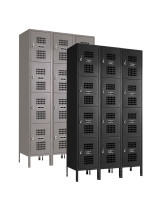 Four Tier Ventilated Lockers