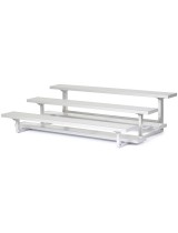 Three Row Low Rise Aluminum Bleacher