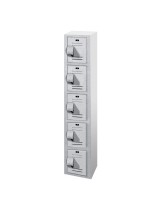12" Wide Five Tier Plastic Box Lockers