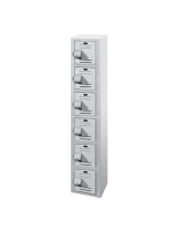 12" Wide Six Tier Plastic Box Lockers