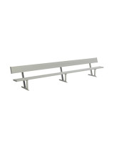 Aluminum Team Bench with Backrest