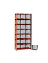 Basket Lockers Rack 7 High 