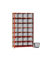 Basket Lockers 7 High 4-Wide