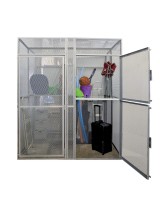 Wire Mesh Storage Locker Front Extension Panels