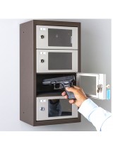 Clear View Gun Locker Bronze