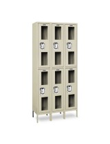 Double Tier Clear View Lockers