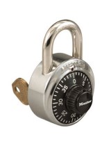 Combination Locker Lock with Control Key, 3/4" Shackle (Master Lock #1525)