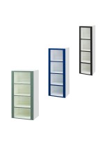 Four Compartment Plastic Locker Cubbies