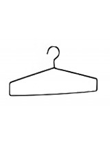 Flat Coat Hanger for Turnout Gear Locker