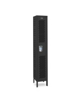 Heavy Duty Ventilated Locker Black