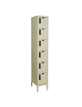 Hallowell Six Tier Electronic Locker