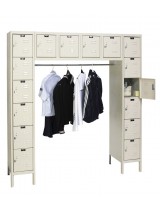 Hallowell 16 Person Locker Parchment