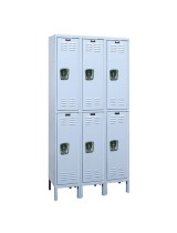 Hallowell Standard Double Tier Metal Lockers