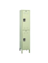 Hallowell Extra Wide Double Tier Steel Locker