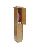 Double Tier Wood Locker (Image 1)
