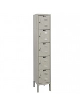 Hallowell Five Tier Box Locker 1 Wide-Parchment