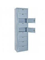 Hallowell 9 Compartment Uniform Locker