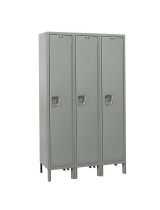 Hallowell Single Tier Extra Wide Maintenance Free School Locker