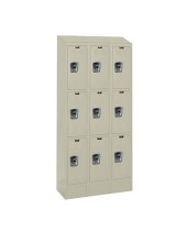 Hallowell Triple Tier Ready-Built Plus Lockers