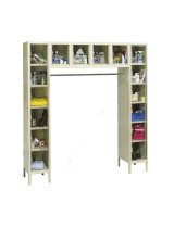 Clear View 16 Person Locker