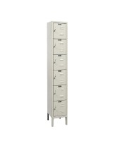 Hallowell Six Tier Rust Resistant Locker